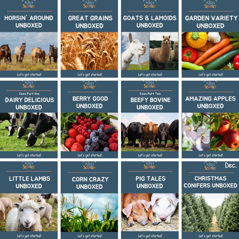 Agriculture lesson guides for kids 